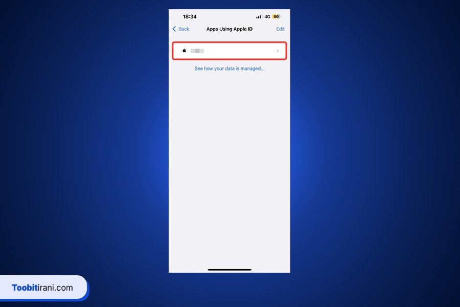 آموزش گام به گام بازنشانی Apple ID در صرافی توبیت